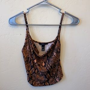 Snakeskin Tank Top